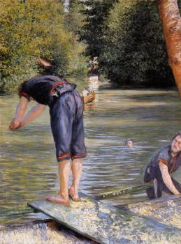 Gustave Caillebotte : Bathers